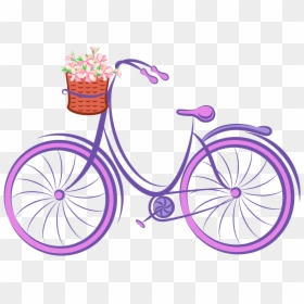 French Bicycle Clip Art, HD Png Download - bicycle clipart png