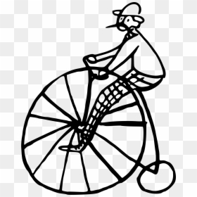 Penny Farthing Cycle Png, Transparent Png - bicycle clipart png