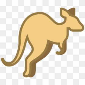 Cartoon Kangaroo Transparent Background, HD Png Download - animals clipart png