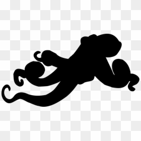 Octopus Clipart Black, HD Png Download - octopus clipart png
