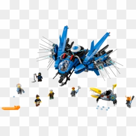 Lego Ninjago Movie Lightning Jet, HD Png Download - ninjago logo png
