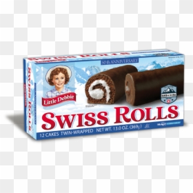 Swiss Roll Cake Little Debbie, HD Png Download - little debbie logo png