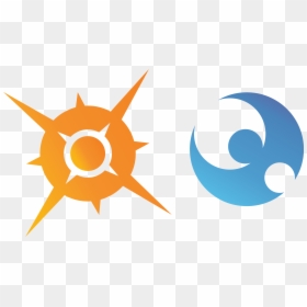 Pokemon Sun And Moon Symbols, HD Png Download - pokemon ultra sun logo png