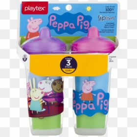 Peppa Pig Sippy Cup Playtex, HD Png Download - daddy pig png
