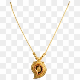 Gold Necklace Chungath Jewellery, HD Png Download - mala png
