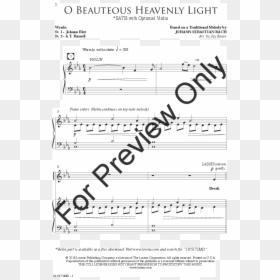 Sheet Music, HD Png Download - heavenly light png