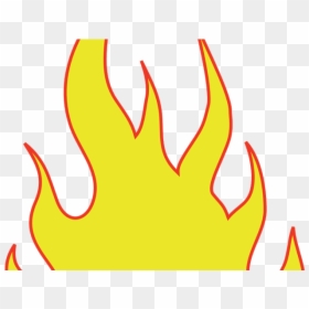Template For Flames, HD Png Download - flame decal png