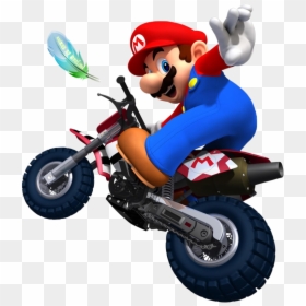 Mario Kart Wii Mario Bike, HD Png Download - png renders