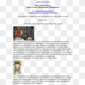 Document, HD Png Download - nataraja png