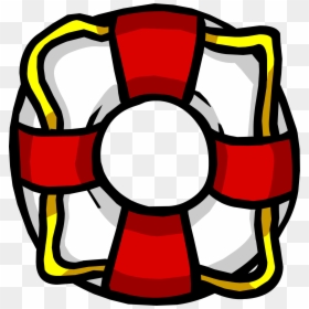 Club Penguin Lifesaver, HD Png Download - life ring png