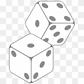 Colouring Picture Of Dice, HD Png Download - dice icon png