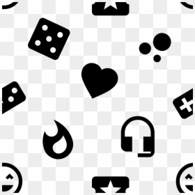 Gaming Pattern Png, Transparent Png - dice icon png