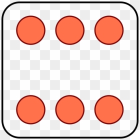 Dice Face 6 Png, Transparent Png - dice icon png