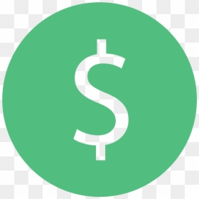 Money Folder Icon, HD Png Download - black dollar sign png