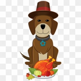 Dog Thanksgiving Clip Art, HD Png Download - thanksgiving clip art png