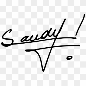Sandy Signature, HD Png Download - sandy png