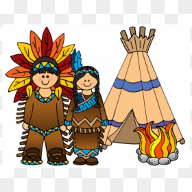 Native American Indians Clipart, HD Png Download - thanksgiving clip art png