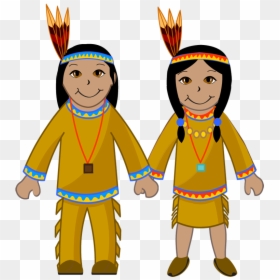 Native American Woman Clipart, HD Png Download - thanksgiving clip art png