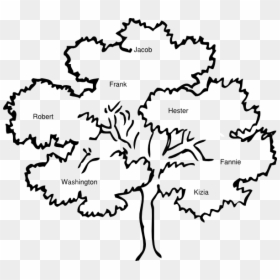Family Tree Clip Art Black And White, HD Png Download - reunion png