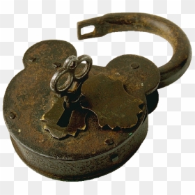 Old Lock And Key, HD Png Download - old door png