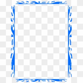Water Border Png, Transparent Png - cool rectangle png