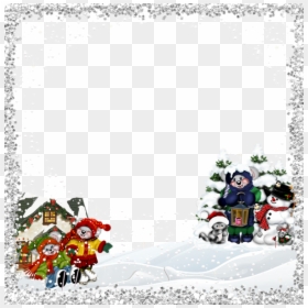 Kids Christmas Frame, HD Png Download - winter frame png