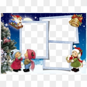 Christmas Photo Frame Hd, HD Png Download - winter frame png