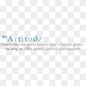 Attitude Png Text For Boys, Transparent Png - personality png
