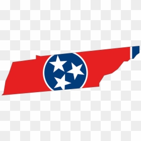 Tennessee Flag State, HD Png Download - usa flag map png