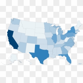 Greenhouse Gas Emission Map, HD Png Download - usa flag map png