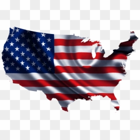 Usa Flag Hd, HD Png Download - usa flag map png