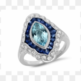 Pre-engagement Ring, HD Png Download - aquamarine png