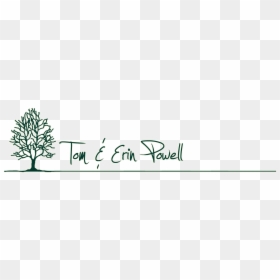 Calligraphy, HD Png Download - row of trees png