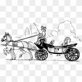 Chariot Black And White, HD Png Download - chariot png