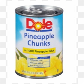 Pineapple Chunk In Can, HD Png Download - pineapple slices png
