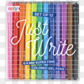 Ooly Just Write Gel Pens, HD Png Download - plumas png