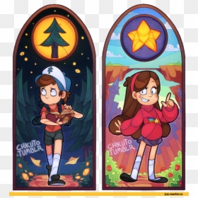 Shooting Star And Pine Tree, HD Png Download - mabel pines png