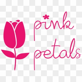 Calligraphy, HD Png Download - pink petals png