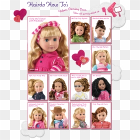 Cute Og Doll Hairstyles, HD Png Download - american girl doll png