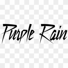 Purple Rain Font Free Download, HD Png Download - purple rain png