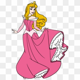 Aurora Disney Princess Drawing, HD Png Download - princess dress png