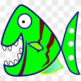 Piranha Cartoon, HD Png Download - piranha png