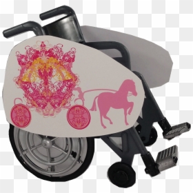 Wheelchair Pink, HD Png Download - princess dress png