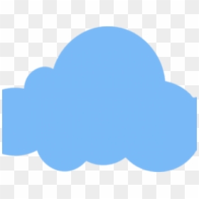 Blue Cloud Clipart Png, Transparent Png - cloud clip art png