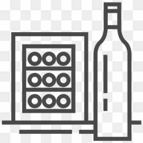 Glass Bottle, HD Png Download - glass icon png