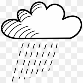 Drawing Picture Of Rain, HD Png Download - cloud clip art png