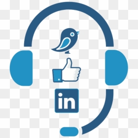 Social Customer Service Icon, HD Png Download - iconos de redes sociales png