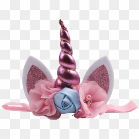 Pink Unicorn Headband Png, Transparent Png - unicorn.png