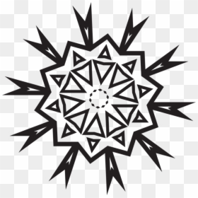 Silhouette, HD Png Download - snowflake icon png