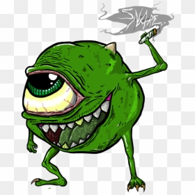 Mike Wazowski Drawing, HD Png Download - sully monsters inc png